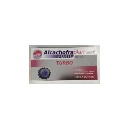 Fharmonat Alcachofra Plan Forte - Turbo - 40 ampolas