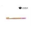 Escova dentes bambu Naturbrush Adulto Rosa