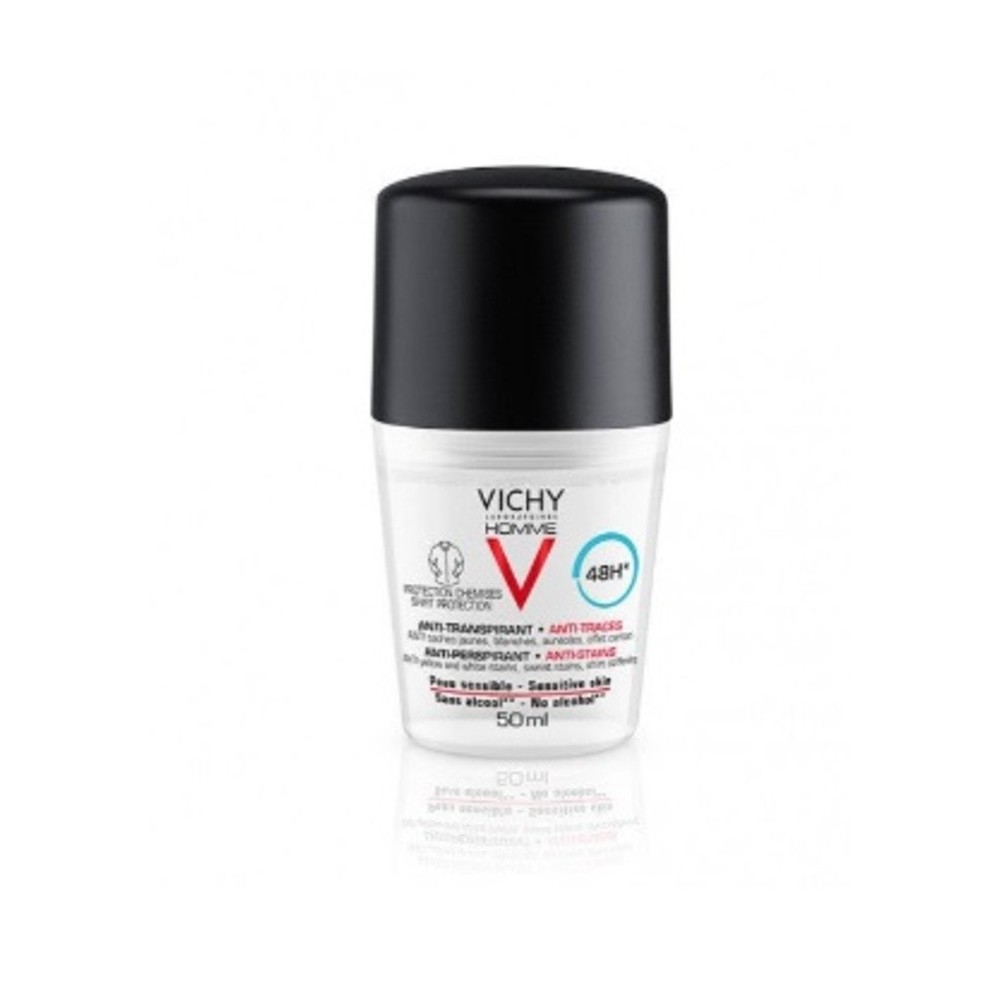 Vichy Homme Desodorizante Antitranspirante e Antimanchas 48H 50ml