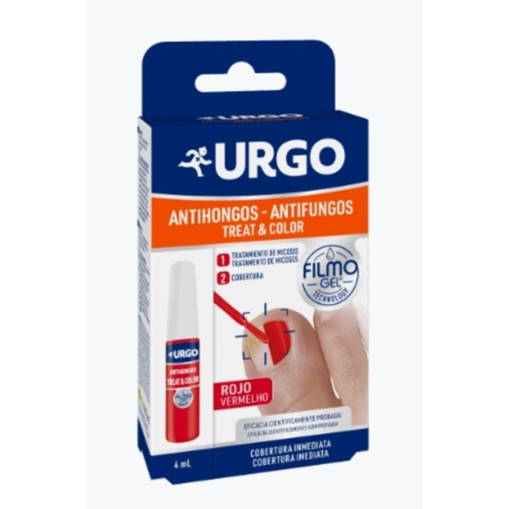 Urgo Antifungos - Tratamento com Côr Vermelha 4 ml