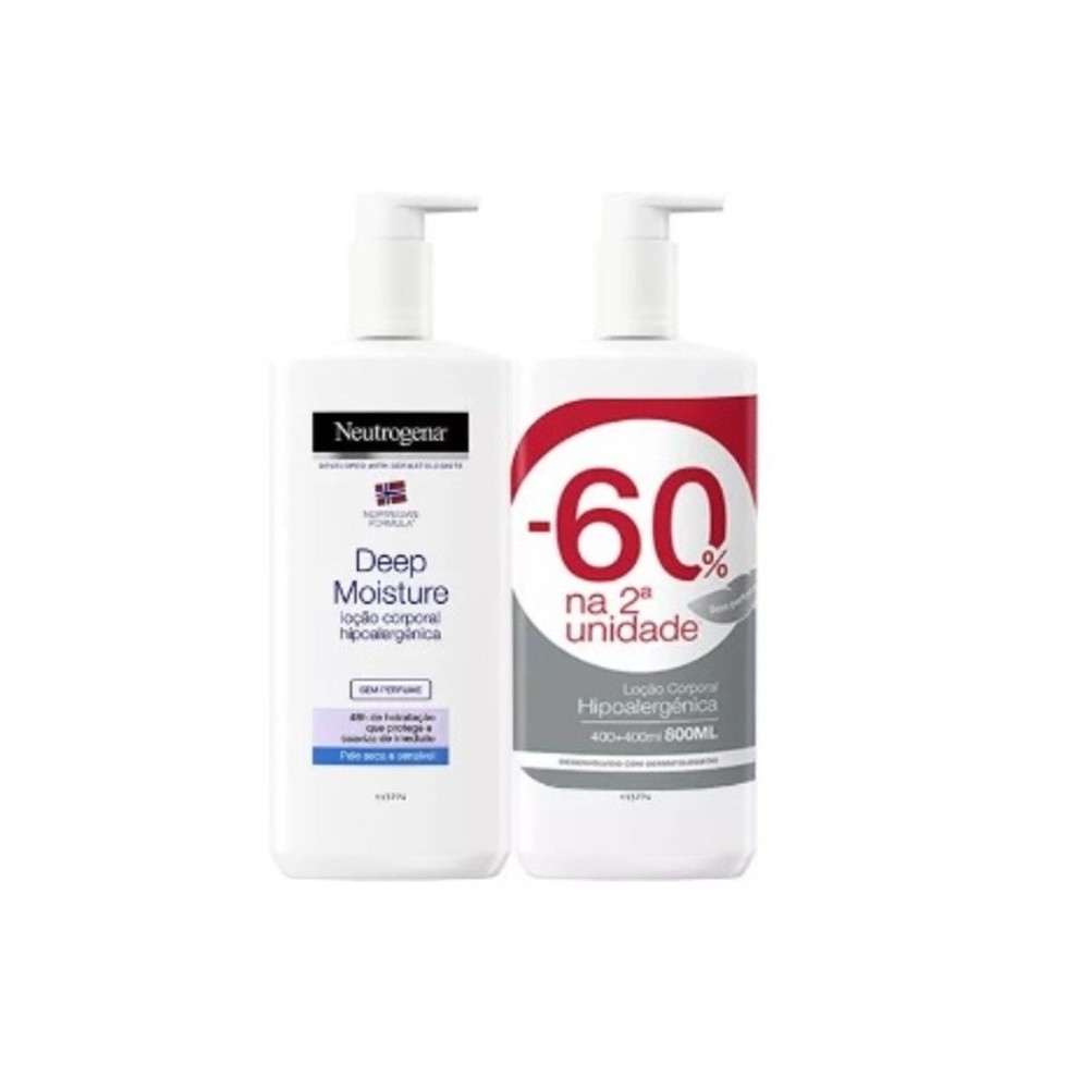 Neutrogena  Loção de Corpo Hidratação Profunda 2 x 400 ml