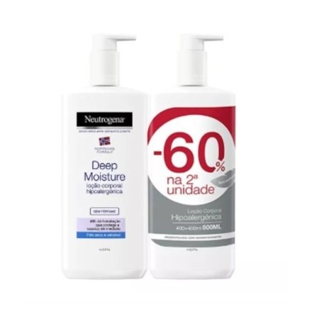 Neutrogena  Loção de Corpo Hidratação Profunda 2 x 400 ml