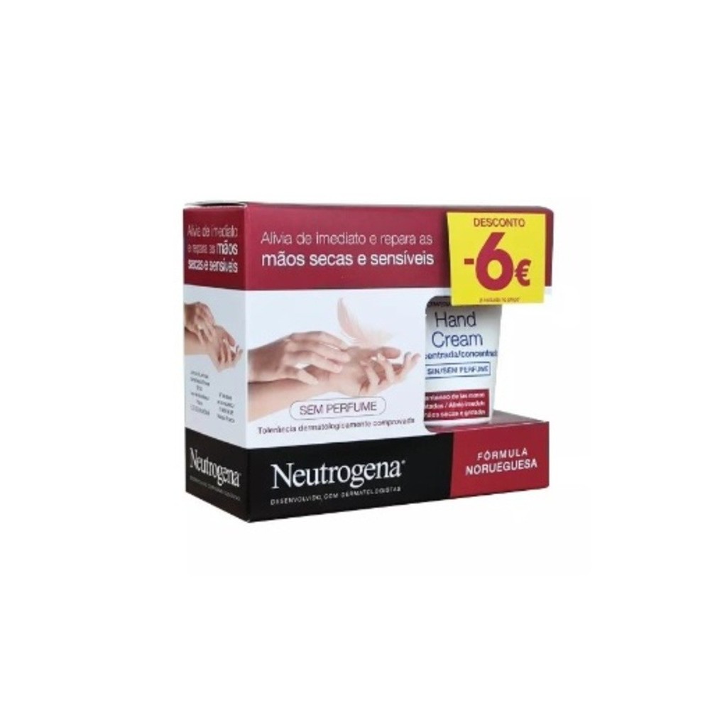 Neutrogena Creme de Mãos Concentrado SemPerfume 2 x 50 ml
