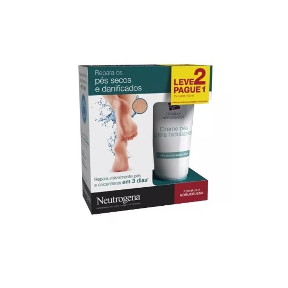 Neutrogena Creme de Pés Ultra Hidratante 2 x 100 ml - leve 2 pague 1