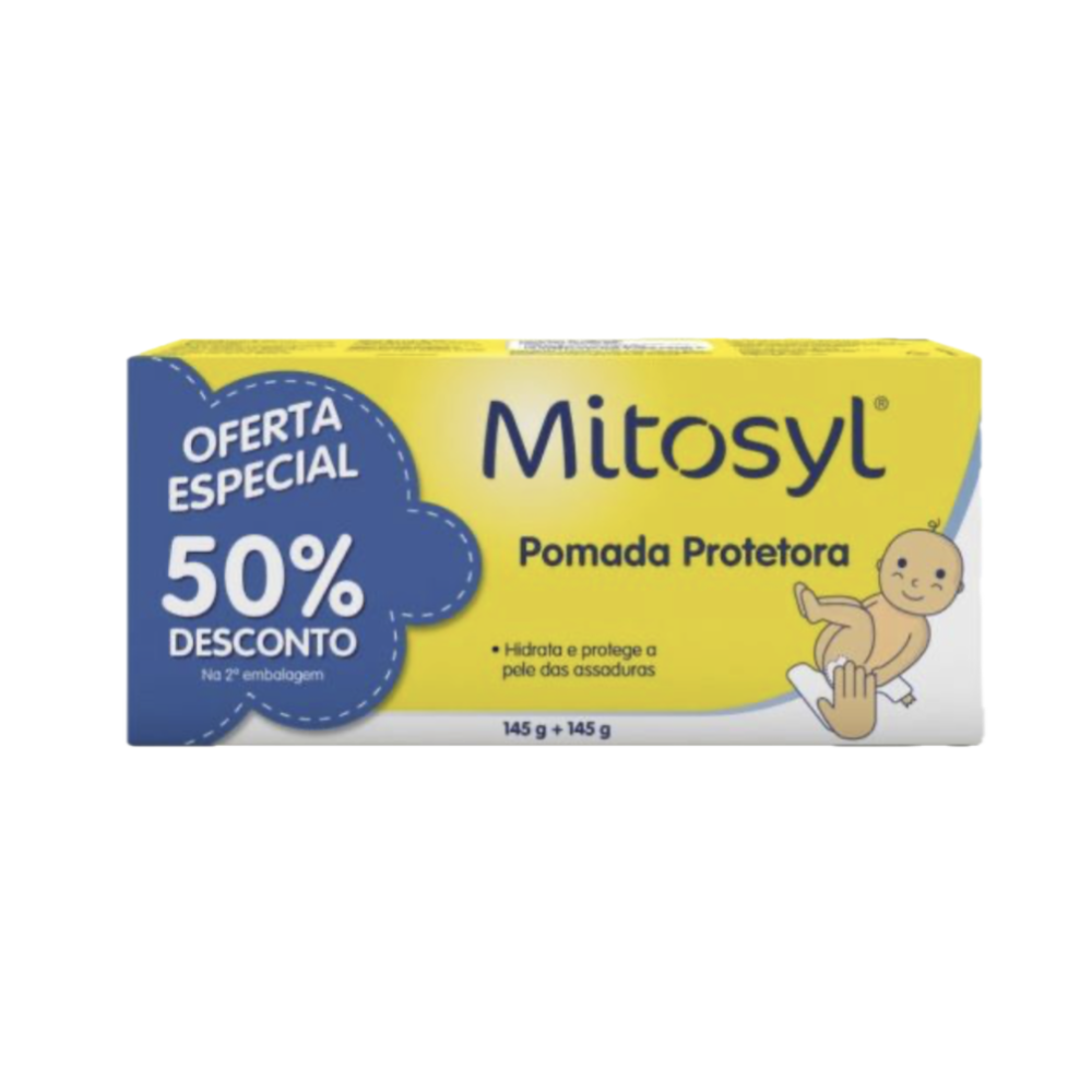 Mitosyl Pomada Protetora - 50% desconto na 2ª embalagem  2 x 145 gr