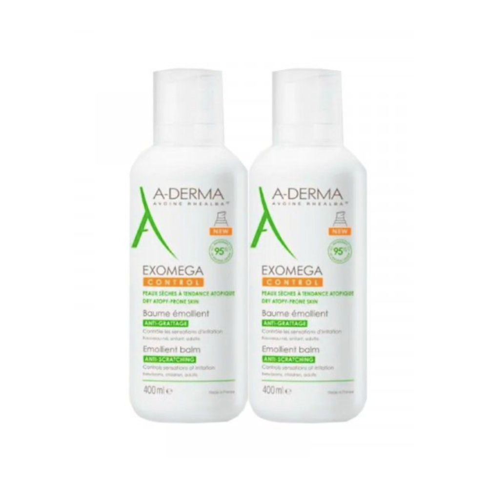 A-Derma Exomega Control Bálsamo Emuliente Antiprurido 2 x 400 ml