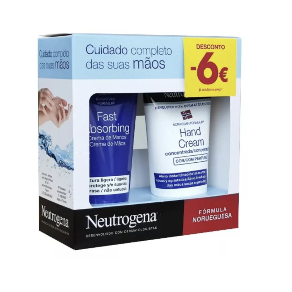 Neutrogena Cr Mãos Textura Ligeira + Concentrado 50 ml