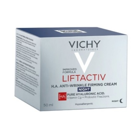 Vichy Liftactiv H. A. Creme Refirmante Antirrugas Noite Hipoalergénico 50 ml