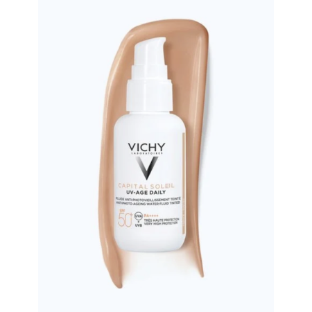 Vichy Capital Soleil UV-AGE Daily com côr 50ml