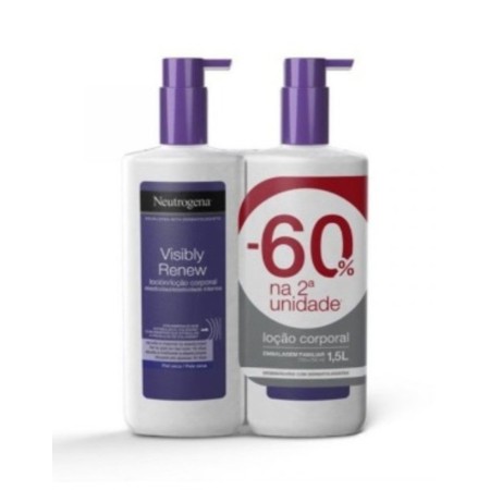 Neutrogena Visibly Renew Loção Corporal Elasticidade Intensa 2x750ml (60%desc 2ªemb, já inc no preço)