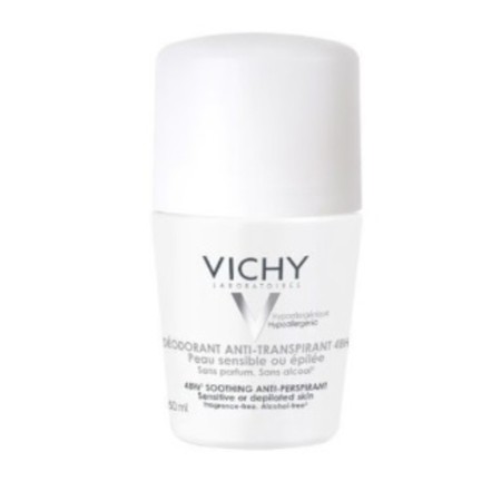 Vichy Desodorizante  Anti-Transpirante Pele Sensível ou Depilada 48H 50ml