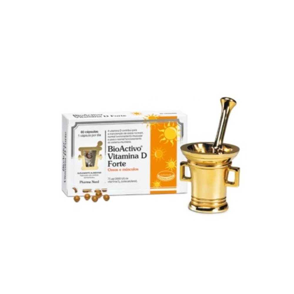 BioActivo Vitamina D Forte 75µg ( 3000 UI) 80 cap