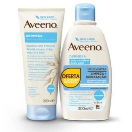 AVEENO® DERMEXA Creme + Gel de Banho Emoliente (200ml + 300ml)