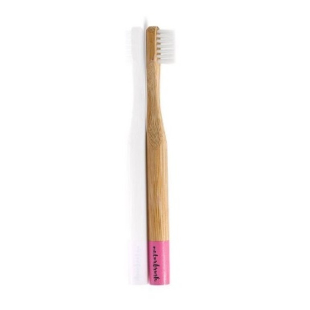 Escova dentes bambu Naturbrush Kids Rosa