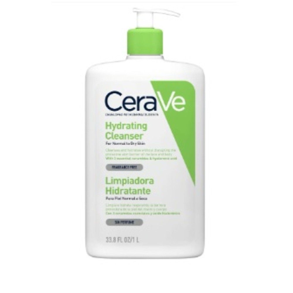 Cerave Creme  de Limpeza Hidratante s/perfume pele normal a seca 1 Lt