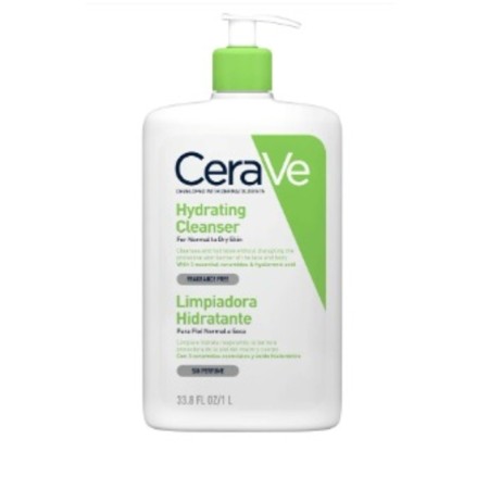Cerave Creme  de Limpeza Hidratante s/perfume pele normal a seca 1 Lt
