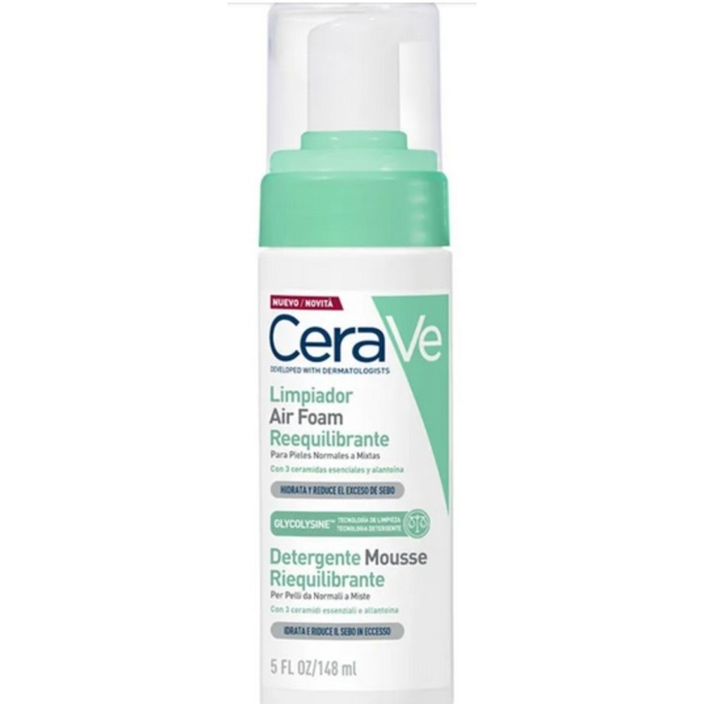 Cerave Mousse de Limpeza Riequilibrante Peles Normais a Mistas