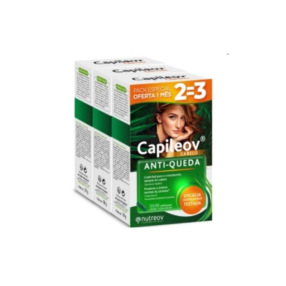Nutreov Capileov Anti Queda Pack Especial 3 x 30 caps