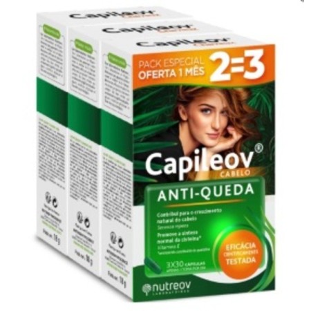 Nutreov Capileov Anti Queda Pack Especial 3 x 30 caps