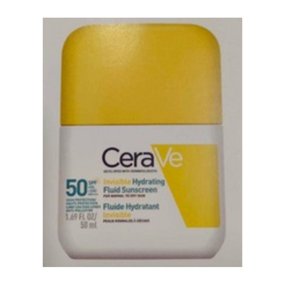 Cerave Fluido Protector Invisivel Hidratante Pele Normal a Seca SPF50