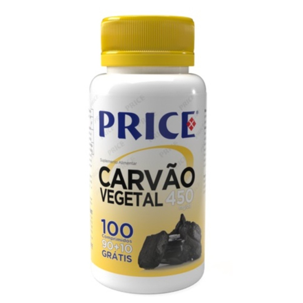 Price Carvão Vegetal 450 mg/dd - 100 comprimidos