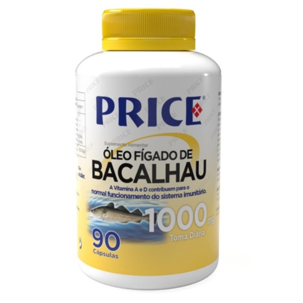 Price Óleo de Figado de Bacalhau 1000 mg - 90 cápsulas