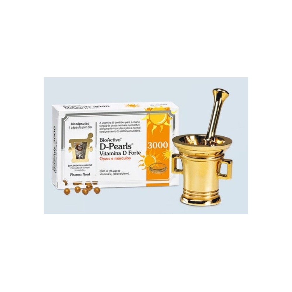 BioActivo Vitamina D Forte 75µg ( 3000 UI) 80 cap