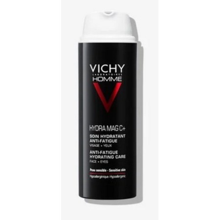 Vichy Homme Hydra Mag C+ Hidratante e Anti fadiga para Olhos e Rosto 50ml