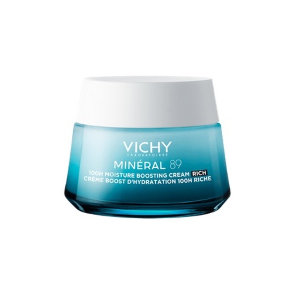 Vichy Minéral 89 Creme Boost Hidratação 100 Horas  Textura Rica  50 ml