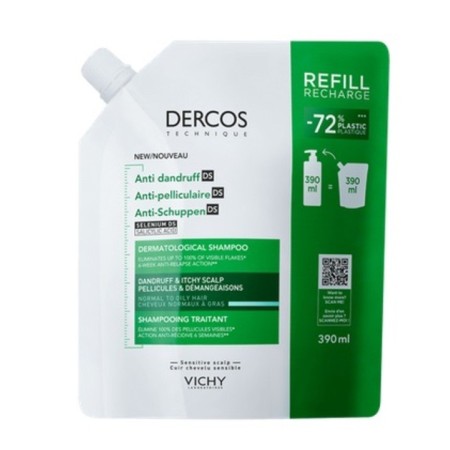 Vichy Dercos Anti-Caspa DS Champo Cabelos Normais/Oleosos Recarga 400ml