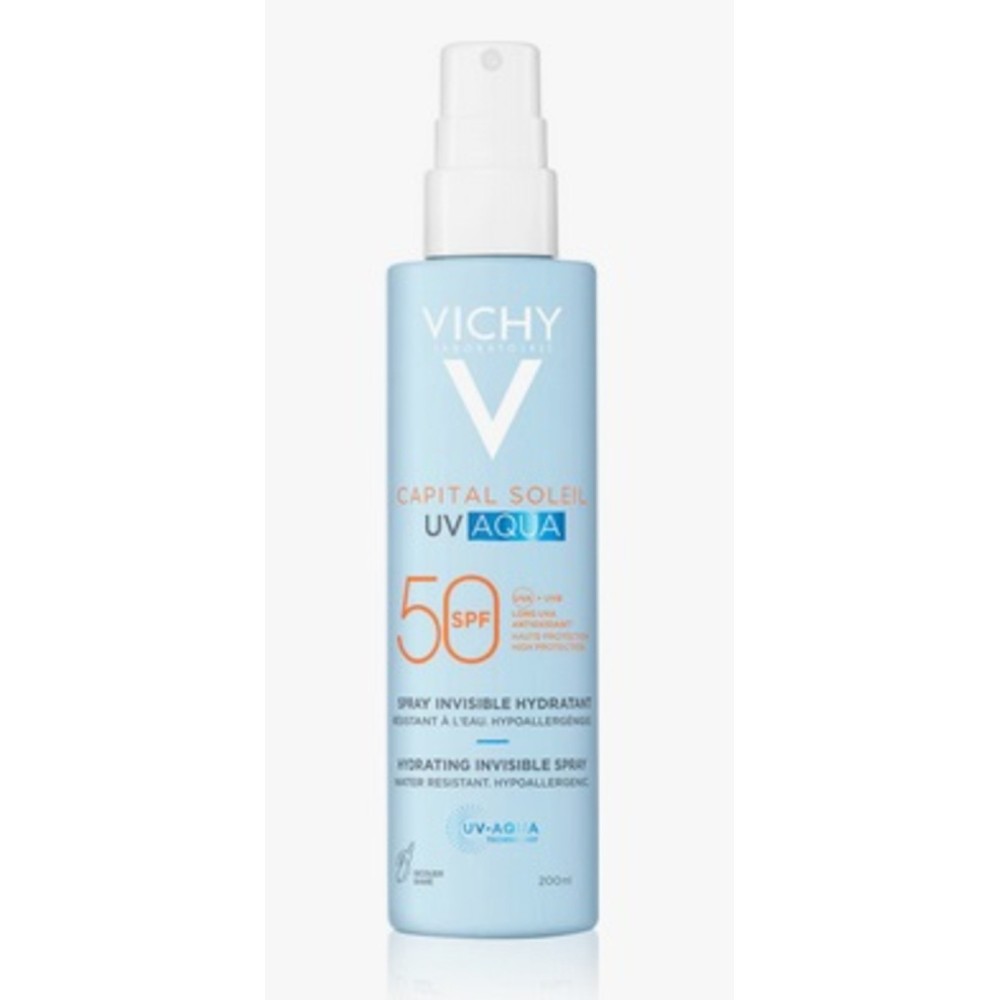 Vichy Capital Soleil UV Aqua Spray Hidratante Invisível SPF 50  200ml