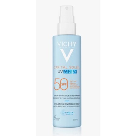 Vichy Capital Soleil UV Aqua Spray Hidratante Invisível SPF 50  200ml