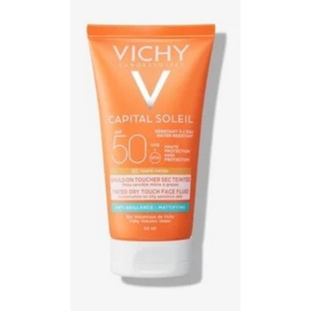 Vichy  Capital Soleil Creme Protetor de Rosto Toque Seco 50 FPS - 50 ml
