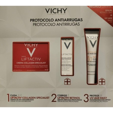 Vichy Coffret Liftactiv Colagénio Protocolo Anti-Rugas