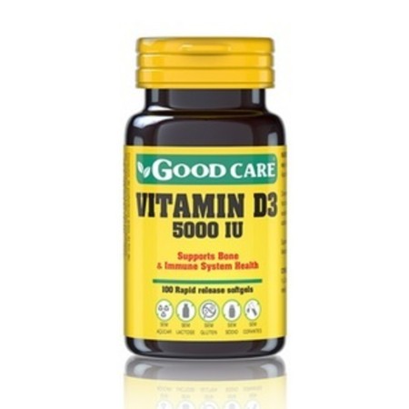 GoodCare Vitamina D3 5000 IU x 100 cps