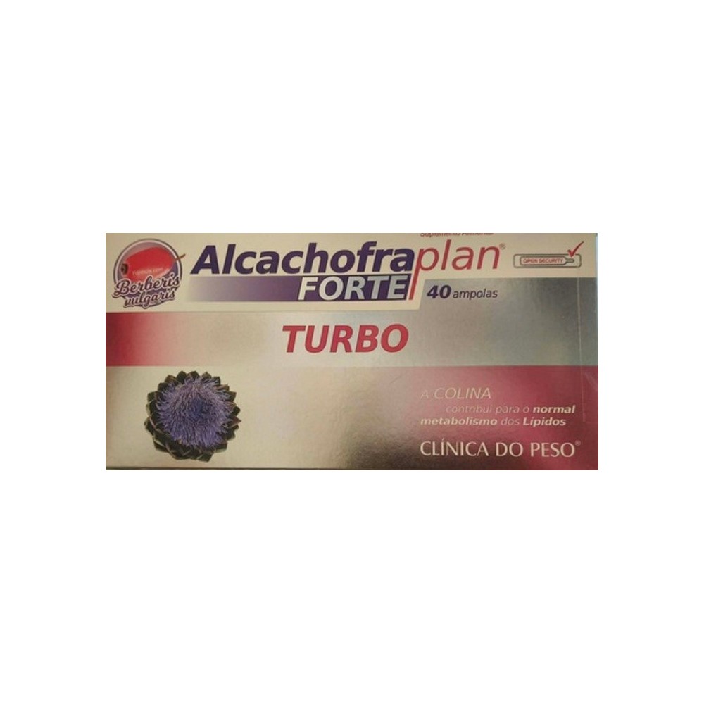 Fharmonat Alcachofra Plan Forte - Turbo - 40 ampolas