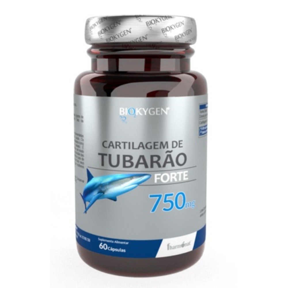 Fharmonat BioKygen Cartilagem de Tubarão Forte 750 mg 60 caps