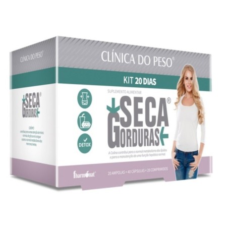 Fharmonat Seca Gorduras Kit 20 dias - 20 amp + 40 caps +20 comp