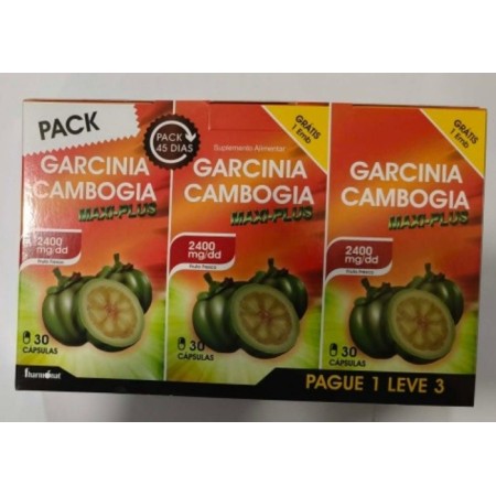 Fharmonat Garcinia Canbogia Pack Pague 1 Leve 3 - 3 x 30 caps