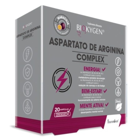 Biokygen Complexo de Aspartato de Arginina  20 ampolas