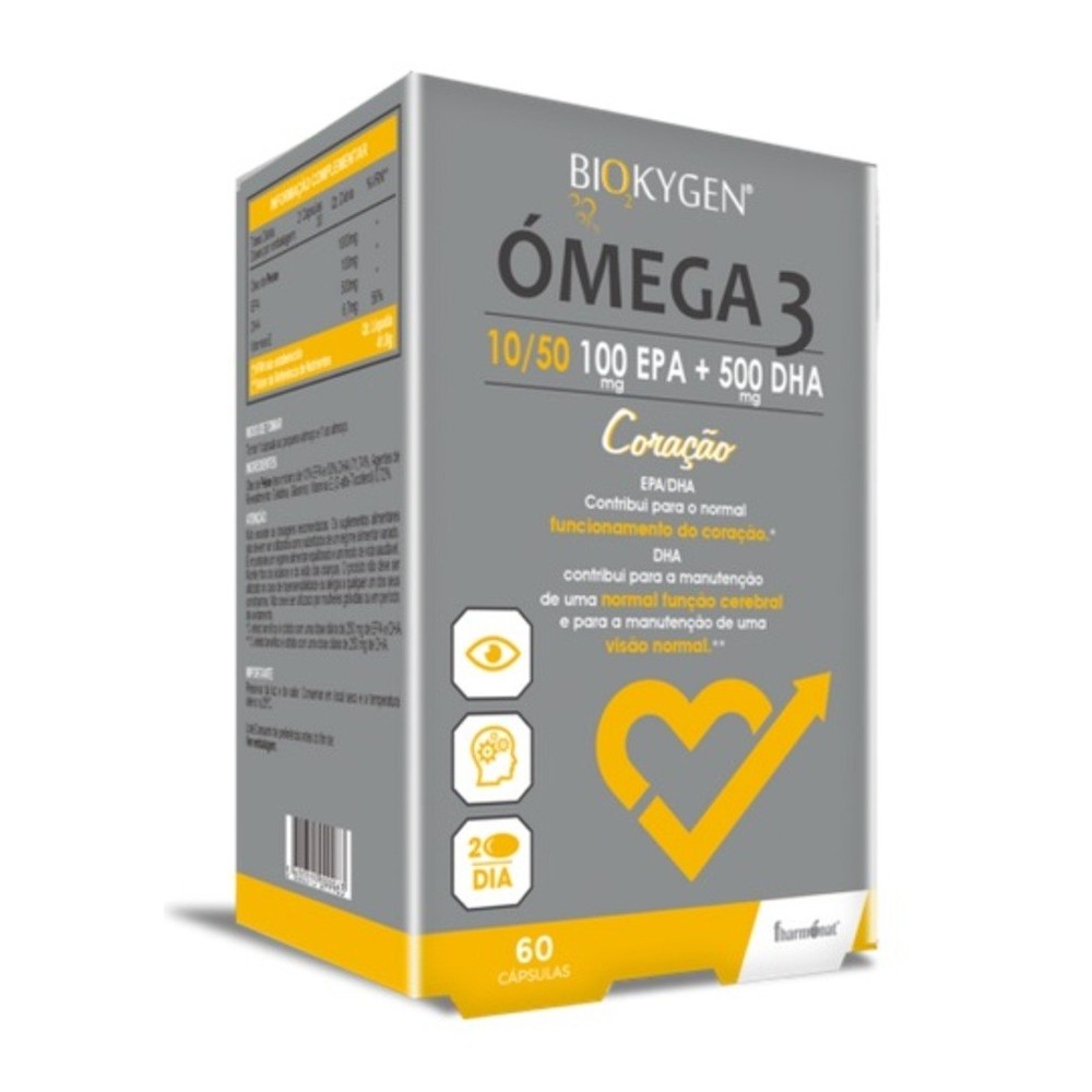 Biokygen Òmega 3  100mg EPA + 500mg DHA  60 cápsulas