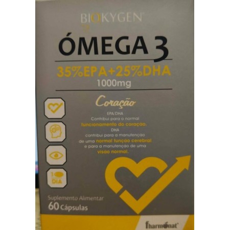 Biokygen Omega 3 - 35% EPA + 25% DHA  60 cápsulas