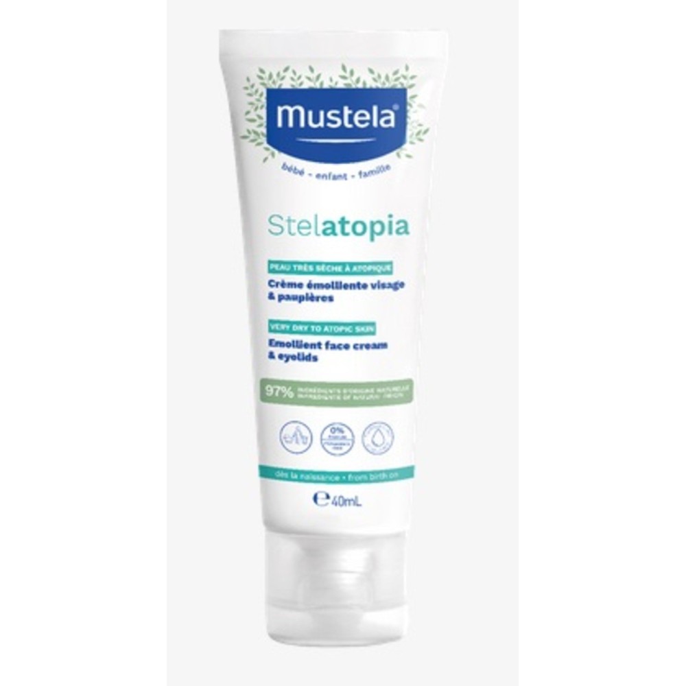 Stelatopia Creme Rosto Emoliente 40ml Sem Perfume