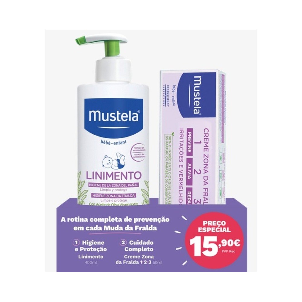Mustela Pack Higiene e Proteção Muda da Fralda
