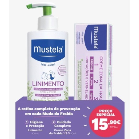 Mustela Pack Higiene e Proteção Muda da Fralda