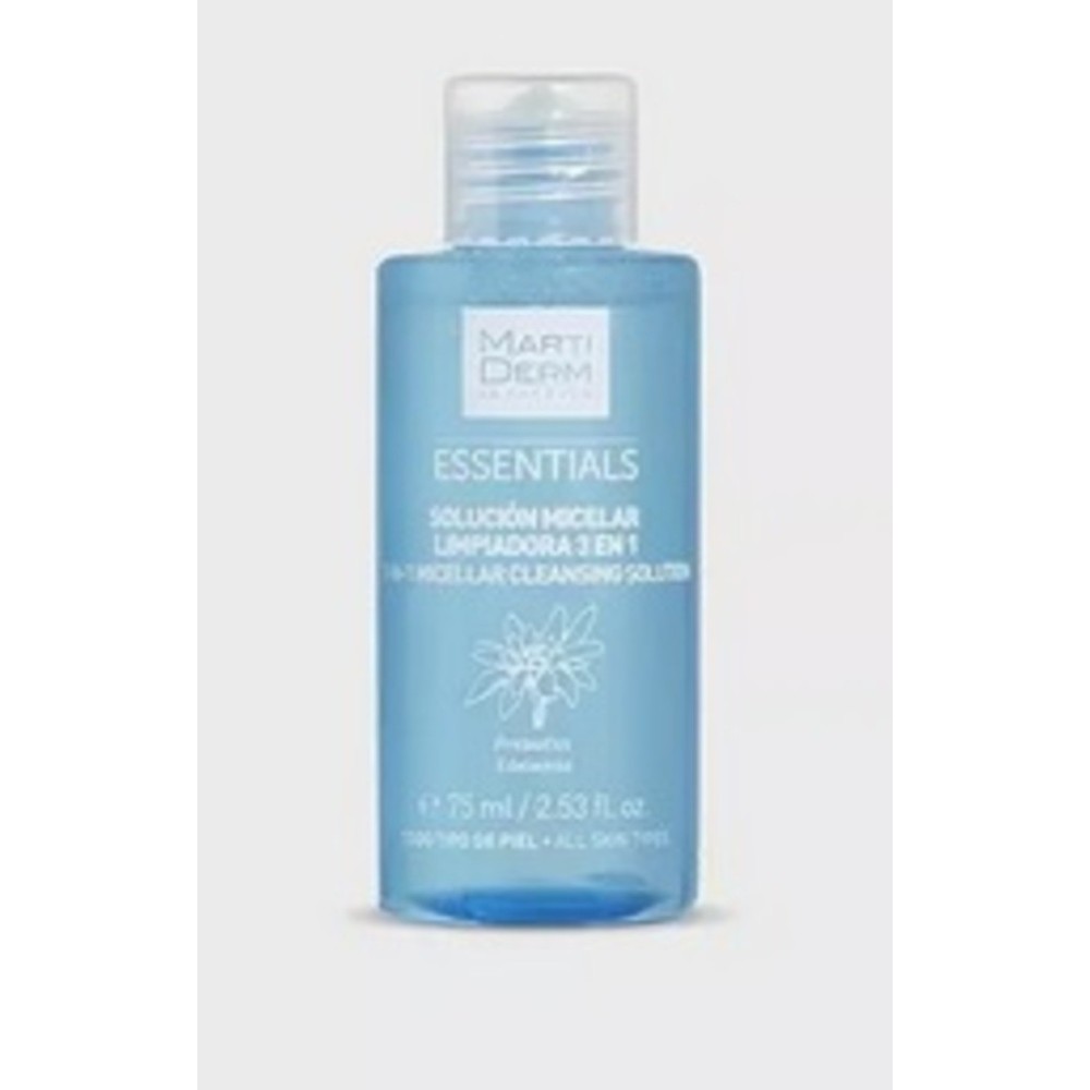 MartiDerm Essentials Solução Micelar de Limpeza 3 em 1 - 75 ml