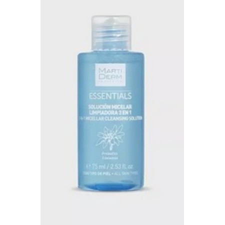 MartiDerm Essentials Solução Micelar de Limpeza 3 em 1 - 75 ml