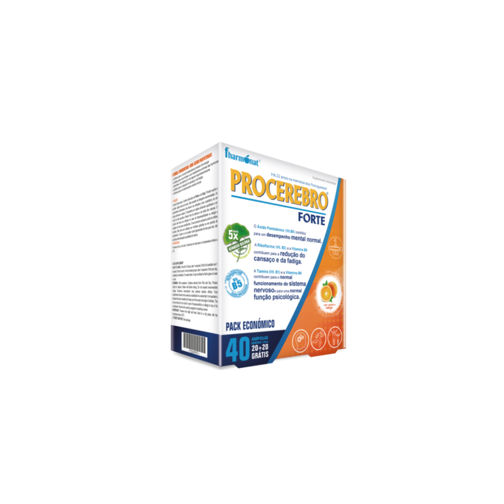 PROCEREBRO FORTE  40 AMPOLAS