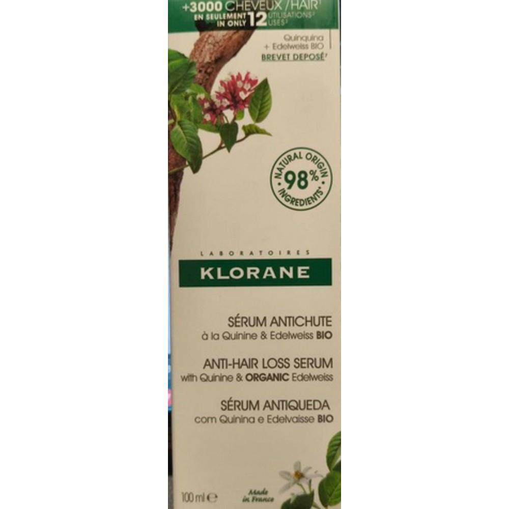 Klorane Capilar Serum Quinina/Edelvaisse 100ml