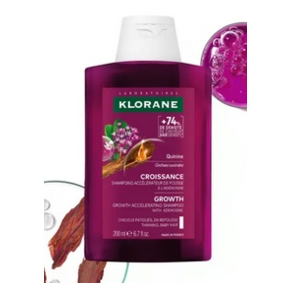 Klorane Champô Acelerador de Crescimento com adenosina  200 ml